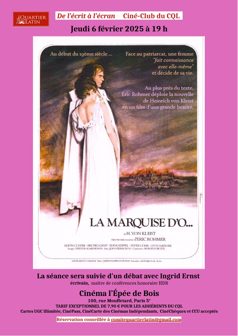 Affiche de l'évènement